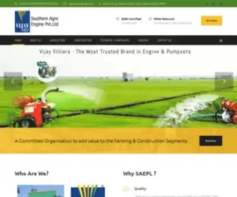 Southernagro.com(A Committed Organisation to add value to the Farming & Construction Segments) Screenshot