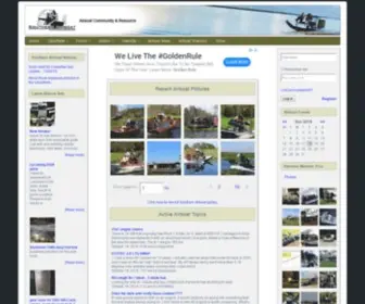 Southernairboat.com(Southern Airboat Airboating Community & Resource) Screenshot