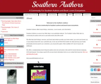 Southernauthors.us(Southern Authors) Screenshot