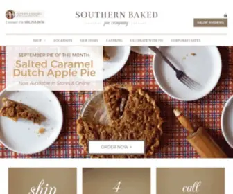 Southernbakedpie.com(Southern Baked Pie Company) Screenshot