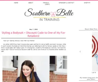Southernbelleintraining.com(Southern Belle in Training) Screenshot