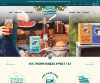 Southernbreezesweettea.com(Southern Breeze Sweet Tea) Screenshot