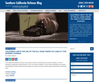Southerncaliforniadefenseblog.com(Southern California Defense Blog) Screenshot