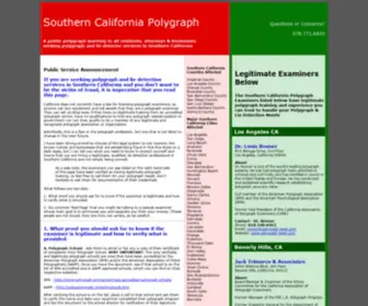 Southerncaliforniapolygraph.com(Southerncaliforniapolygraph) Screenshot