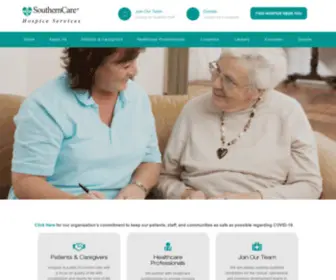 Southerncarehospice.com(SouthernCare Hospice) Screenshot