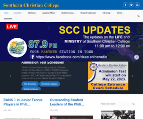 Southernchristiancollege.edu.ph(Southern Christian College) Screenshot