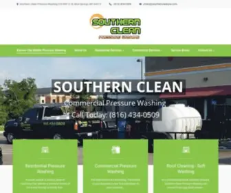 Southerncleanpw.com(Southern Clean Pressure Washing in Kansas City MO) Screenshot