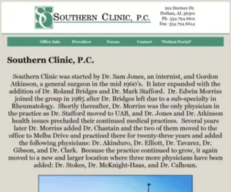Southernclinic.org(Southern Clinic) Screenshot