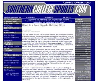 Southerncollegesports.com(College) Screenshot