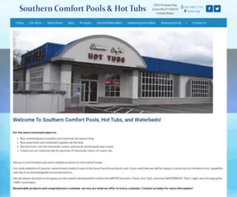 Southerncomfortpoolsandhottubs.com(Southern Comfort Pools & Hot Tubs) Screenshot