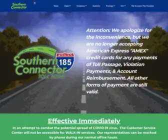 Southernconnector.com(Southern Connector Toll Road) Screenshot