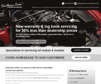 Southerncrossautorepairs.com.au(Southern Cross Automotive Repairs) Screenshot