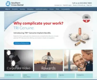 Southerncrossdental.com.au(Southern Cross Dental) Screenshot