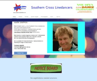 Southerncrosslinedancers.com(Southern Cross Linedancers) Screenshot