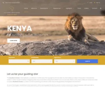 Southerncrosssafaris.com(The real East African safari) Screenshot