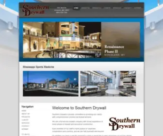 Southerndrywall.net(Website for Southern Drywall) Screenshot