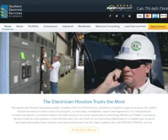 Southernelectrical.com(Electrician Houston) Screenshot