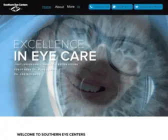 Southerneyecenters.com(Louisiana's Premier Optometry Practice and Eye Care Center) Screenshot