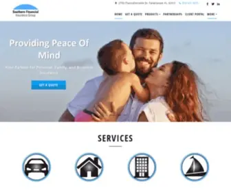 Southernfig.com(Southern Financial Insurance Group) Screenshot