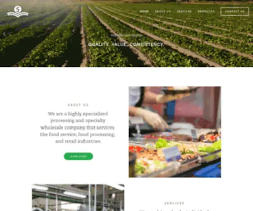 Southernfoodsys.com(Southern Food Systems) Screenshot