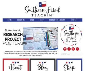 Southernfriedteachin.com(Southern Fried Teachin') Screenshot