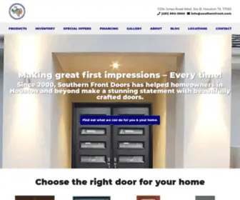 Southernfront.com(Houston Front Doors) Screenshot