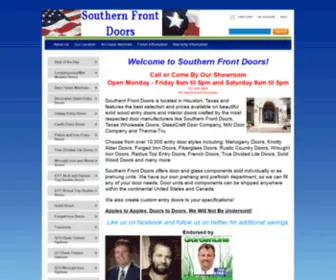 Southernfrontdoorsonline.com(Entry doors) Screenshot
