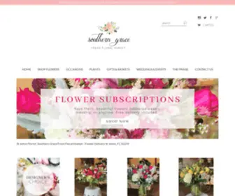 Southerngracefloralmarket.com(  St Johns Florist) Screenshot