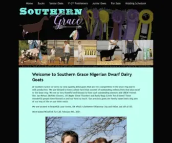 Southerngracenigeriandwarfgoats.com(Southern Grace Nigerian Dwarf Dairy Goats) Screenshot