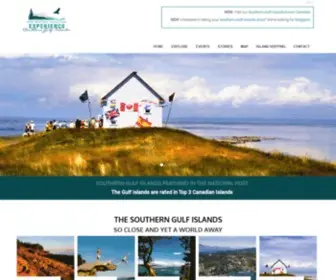 Southerngulfislands.com(Southern Gulf Islands) Screenshot