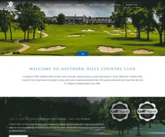 Southernhillscc.com(Southern Hills Country Club) Screenshot