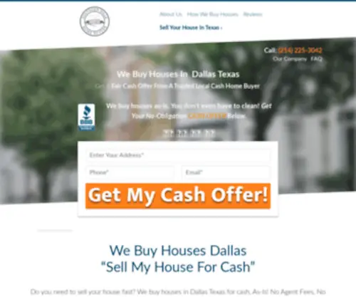 Southernhillshomebuyers.com(We Buy Houses Dallas) Screenshot