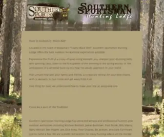 Southernhunting.com(Southern Sportsman Hunting Lodge) Screenshot