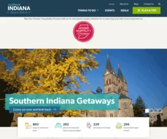 Southernindiana.org(Southern Indiana Trip Ideas) Screenshot