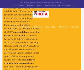 Southernkota.com(IIT JEE and Medical Coaching with Kota Teaching Methodology) Screenshot