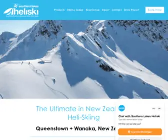 Southernlakesheliski.co.nz(Southern Lakes Heliski) Screenshot