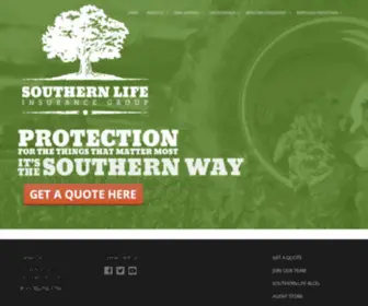 Southernlifeins.com(Southern Life Insurance Group) Screenshot