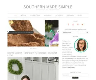 Southernmadesimple.com(Southern Made Simple) Screenshot