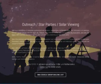 Southernmaineastronomers.org(Southern Maine Astronomers) Screenshot