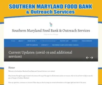 Southernmarylandfoodbank.com(Southern Maryland Food Bank & Outreach Services) Screenshot