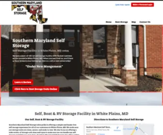 Southernmarylandselfstorage.com(Southern Maryland Self Storage) Screenshot