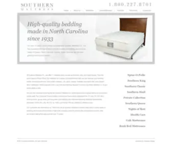 Southernmattressnc.com(Southern Mattress) Screenshot