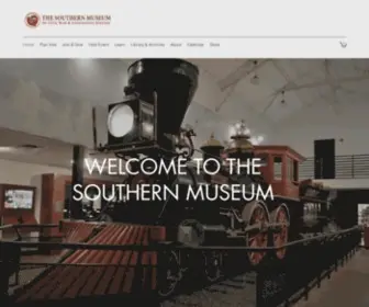 Southernmuseum.org(Southern Museum of Civil War & Locomotive History) Screenshot