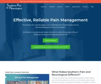 Southernpainclinic.com(Southern Pain and Neurological) Screenshot