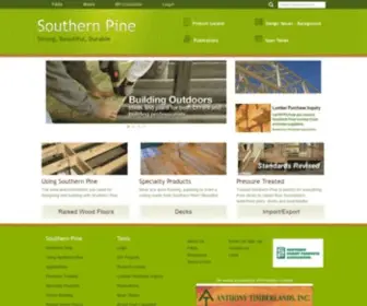Southernpine.com(Southern Forest Products Association) Screenshot