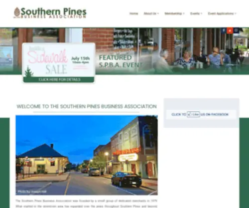 Southernpines.biz(Southern Pines) Screenshot