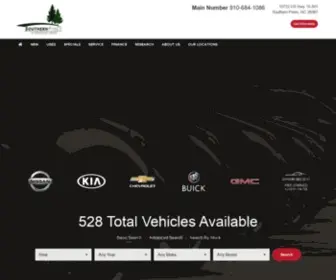 Southernpinesauto.com(Southern Pines Automotive) Screenshot