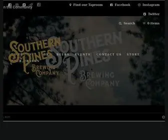 Southernpinesbrewing.com(Southern Pines Brewing Company) Screenshot