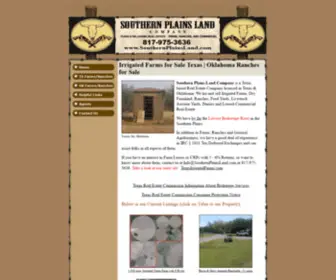 Southernplainsland.com(Southern Plains Land Company) Screenshot