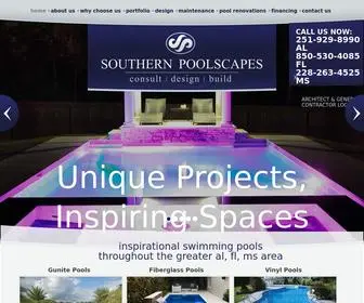 Southernpoolscapes.com(Swimming Pools) Screenshot